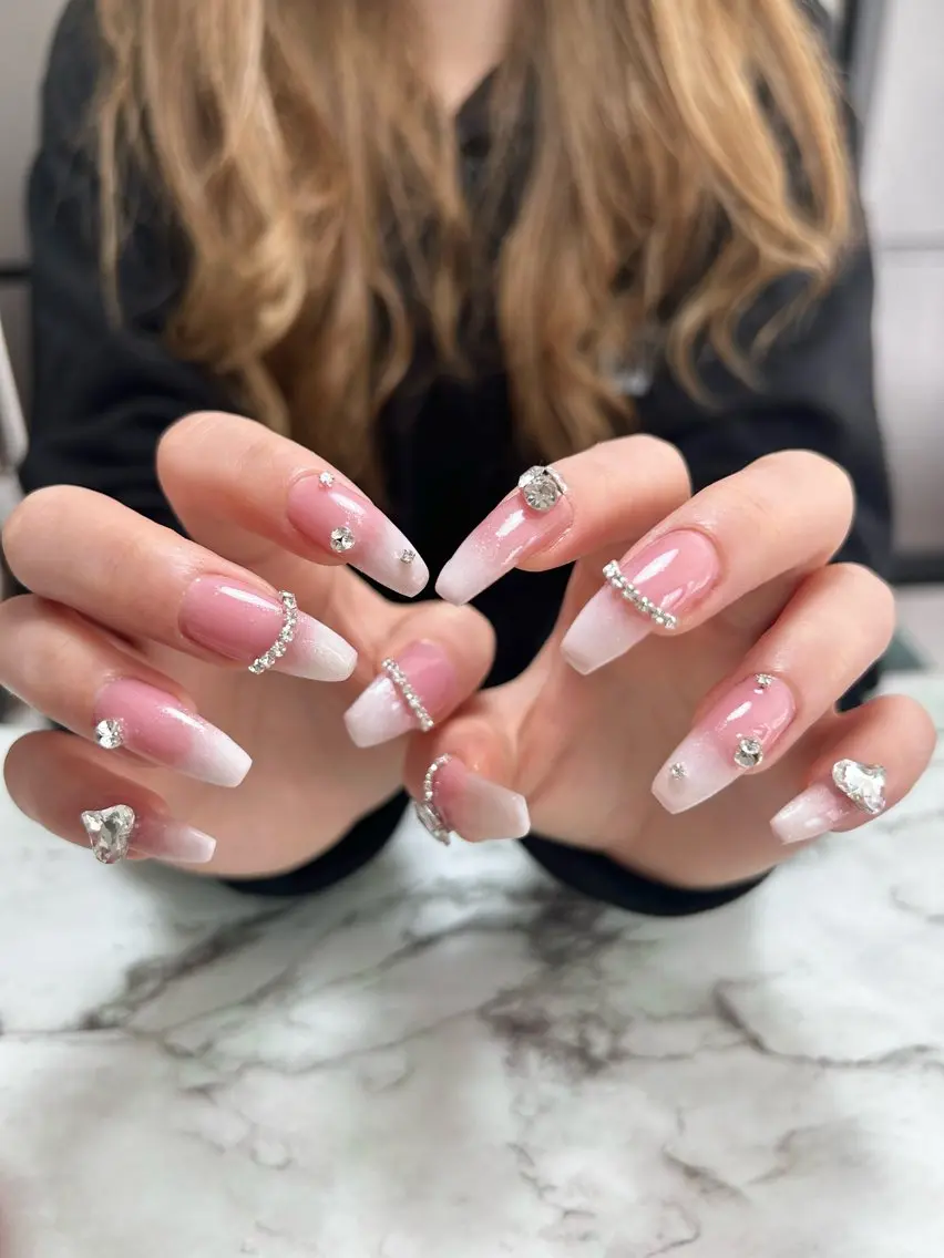 ネイル グラデーション ロングネイル ハンドネイル フットネイル TESORO nailのネイルデザイン