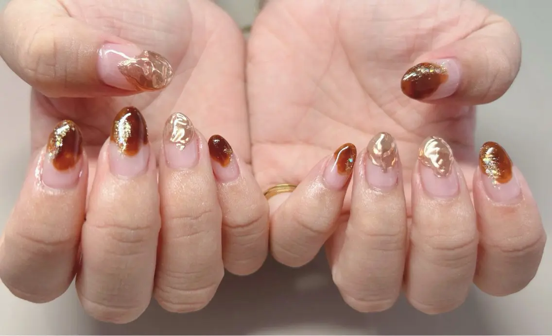 ネイル ニュアンスネイル Rairianail 室橋舞のネイルデザイン