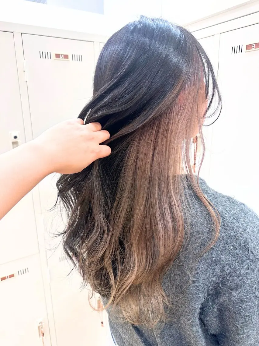 🩵数量限定クーポン🩵似合わせカット+インナーカラー+前処理+3stepトリートメント(ブリーチ込み)の写真