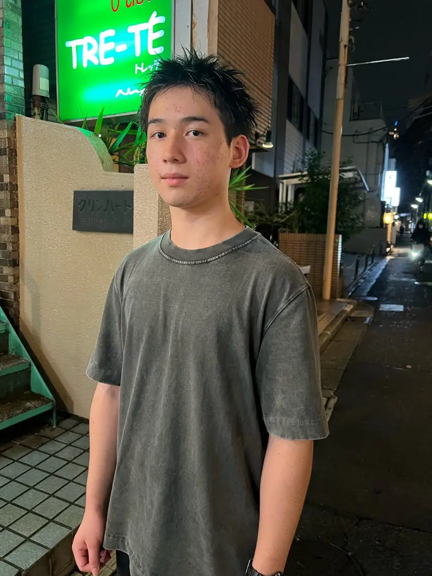 ショート メンズ カット ナガミ ショウのヘアスタイル