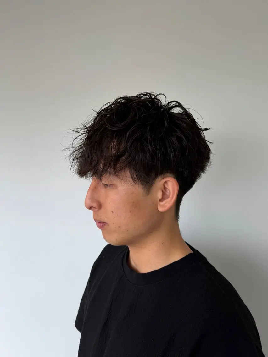 パーマ メンズ カット パーマ Rikuto / First松江学園のヘアスタイル