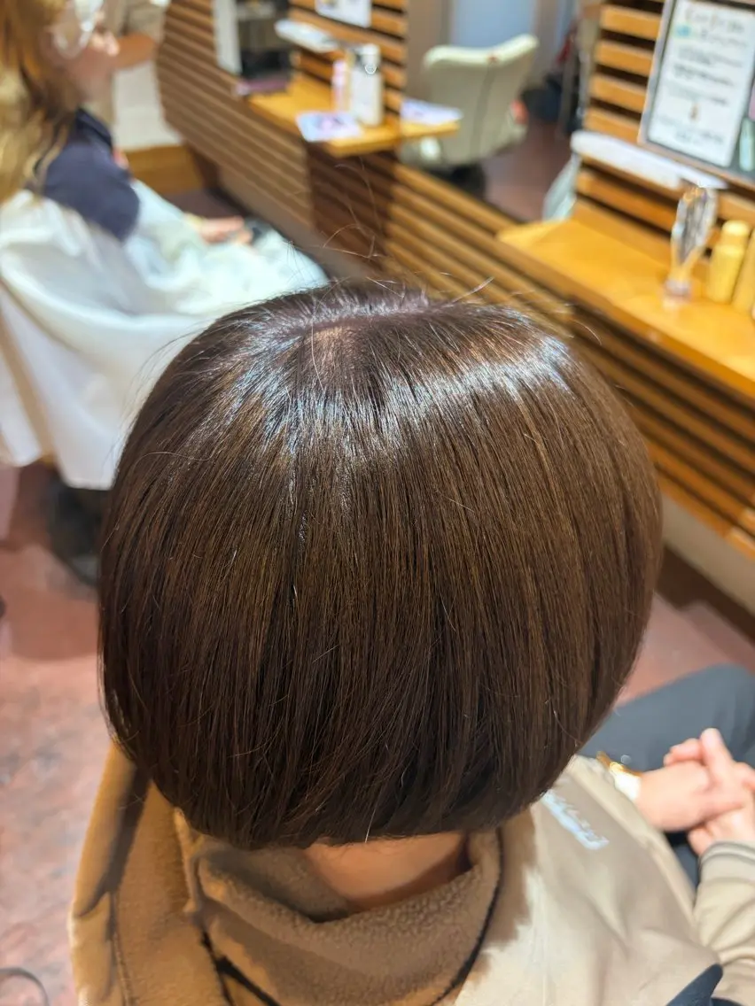 カラー 内村紫里/カット/ カラー/モデル募集中のヘアスタイル