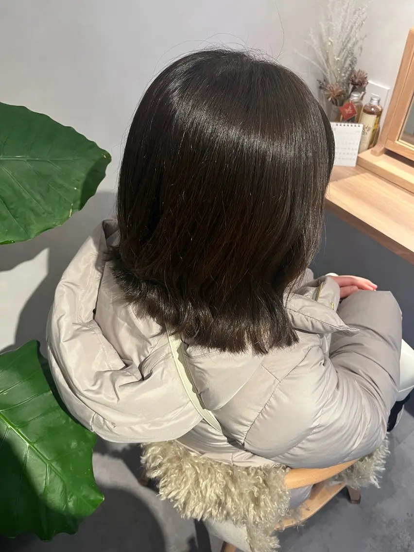 ミディアム カット ヘアカラー AVANCE. 古川楓のヘアスタイル