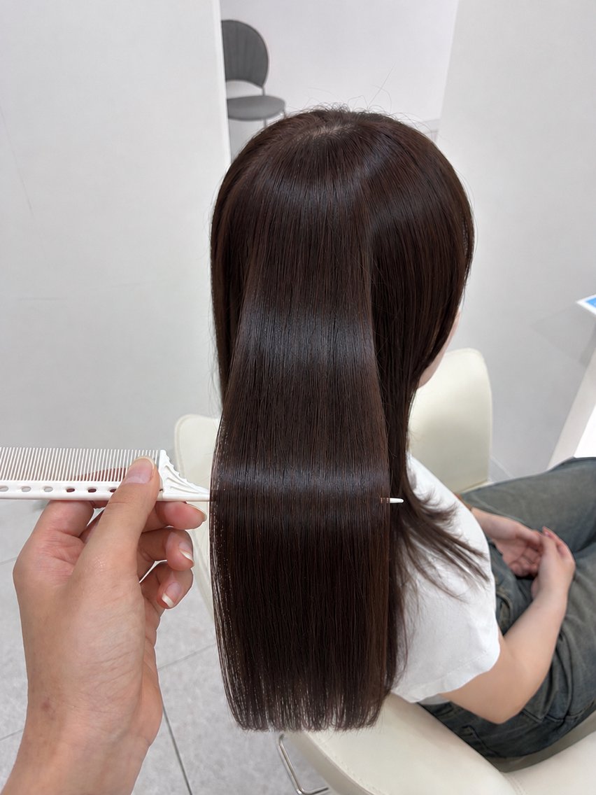 ロング カット ヘアカラー トリートメント Hinata🫧 レイヤー×髪質改善のヘアスタイル