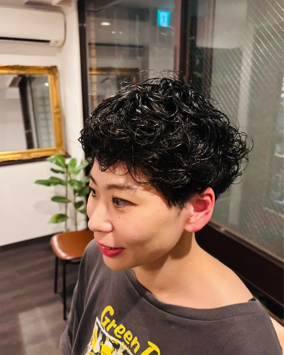 ショート Haruki /目黒 /カット/パーマのヘアスタイル