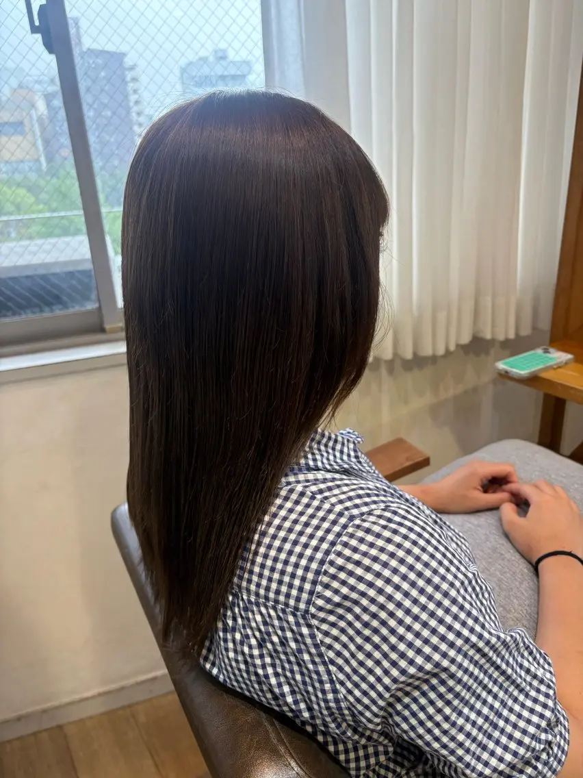 セミロング ヘアカラー モデル募集/ yuna🤍🎀のヘアスタイル