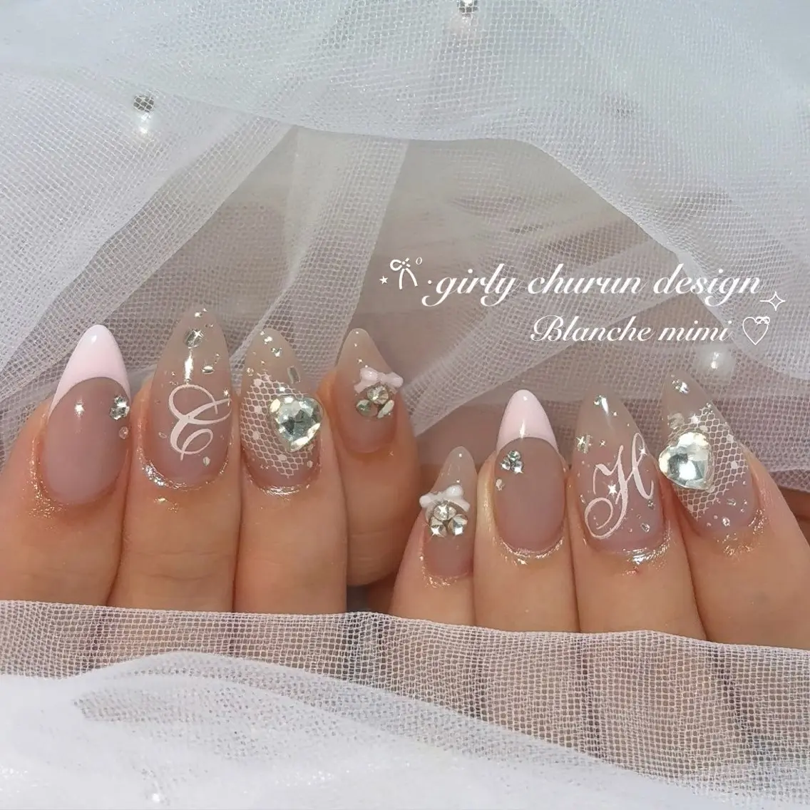 ネイル ハンドネイル Blanche mimi.u_aのネイルデザイン