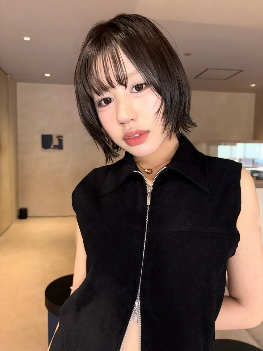 ショート カット ボブ/ヘアセット 結婚式卒業式アレンジのヘアスタイル