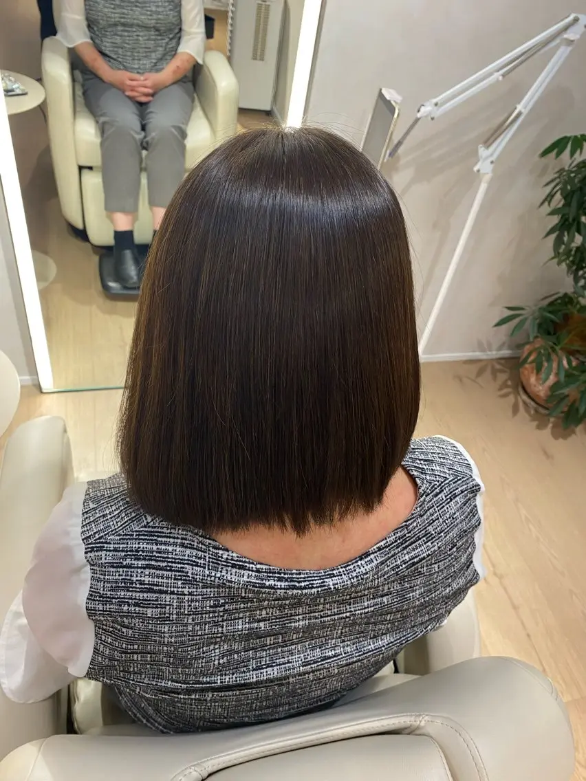 ミディアム 髪質改善 髪質改善ストレート ✂️前田龍之介のヘアスタイル