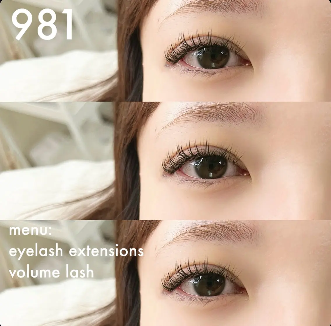 マツエク・マツパ 981 KURUMIのマツエク・マツパデザイン