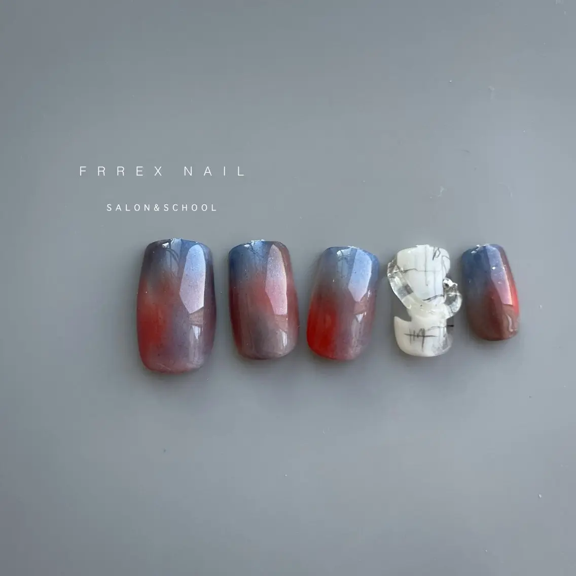 ネイル ハンドネイル ハンドケア freex nail /ニュアンス/個性派のネイルデザイン