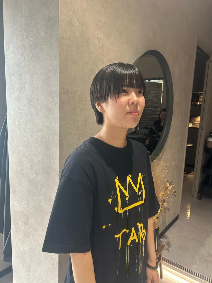 ショート ショートヘア 《.Xian》リク/ 艶カラー✨カット✂️のヘアスタイル