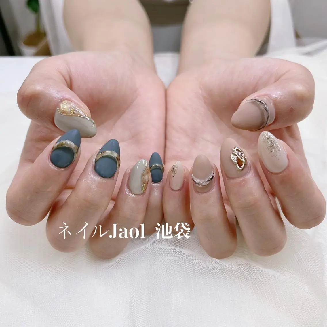 ミディアム ネイルJaol 池袋のネイルデザイン