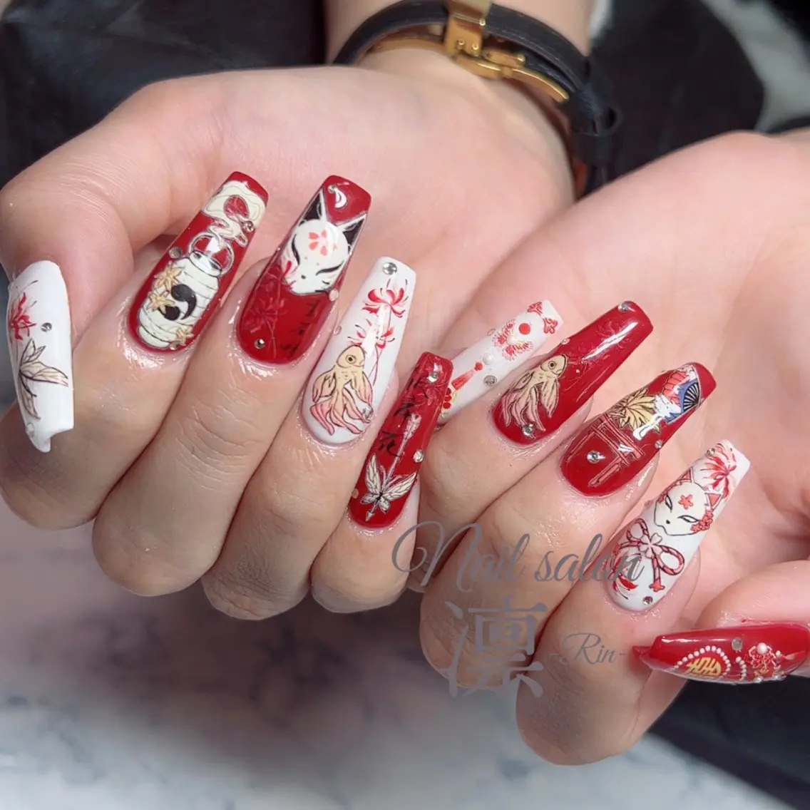 ネイル 持ち込み private salon凛のネイルデザイン