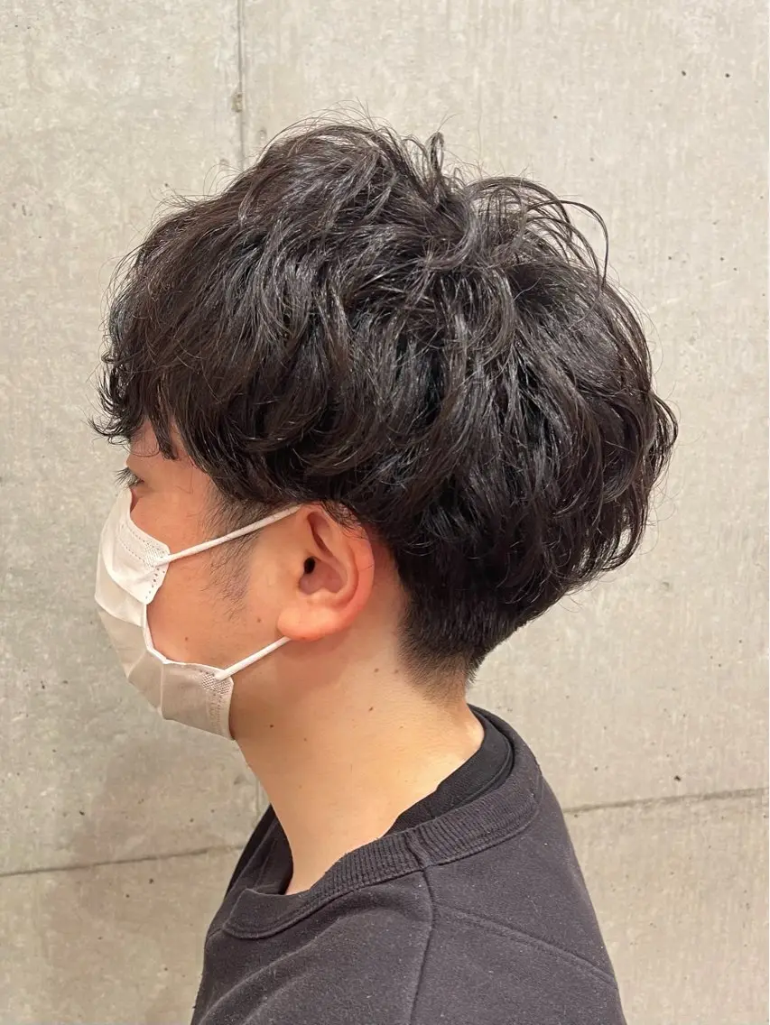 ショート パーマ ニュアンスパーマ 武藤 彩 ⌇カットモデル募集✂のヘアスタイル