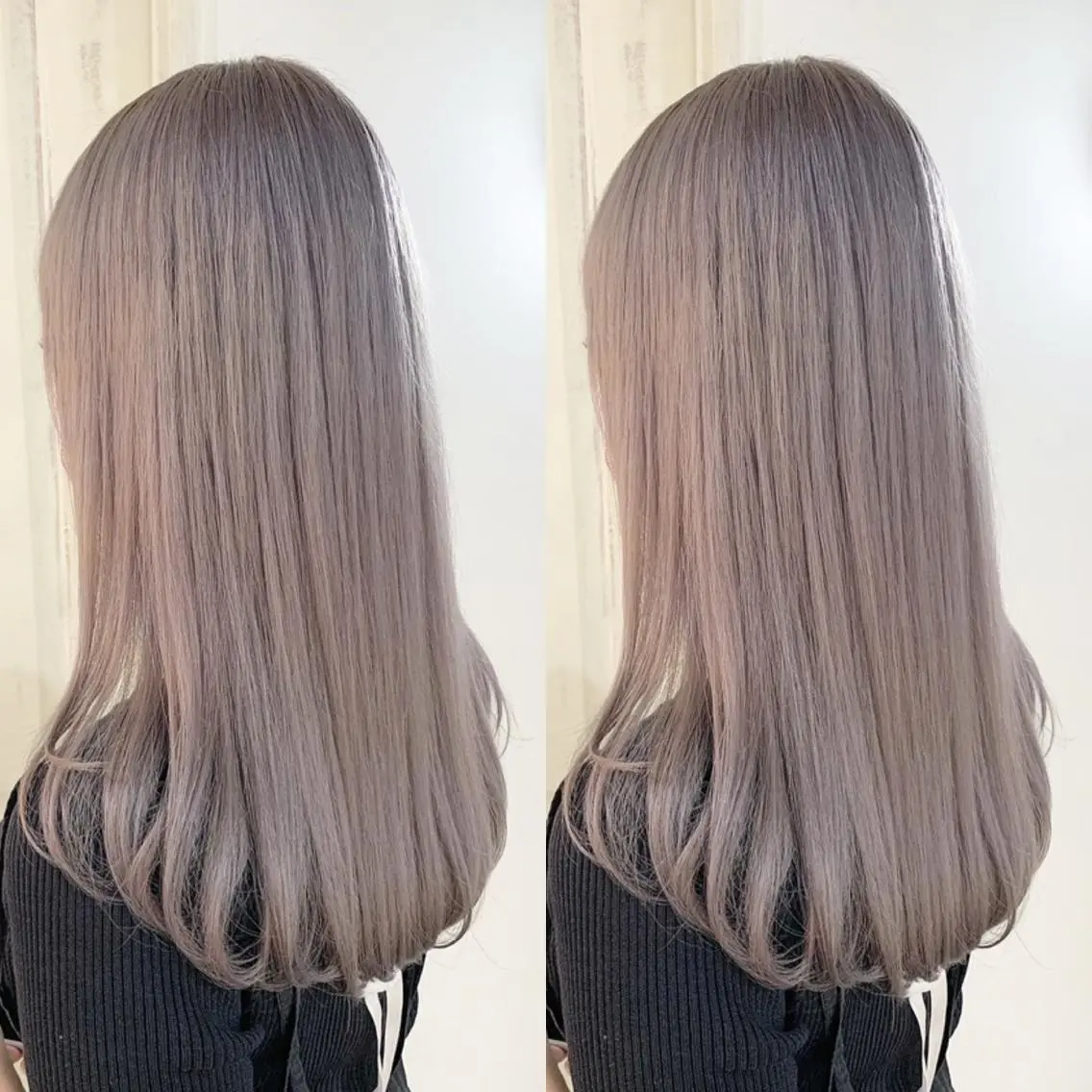 セミロング 🎀レイヤーカット 光沢カラー🎀飯田のヘアスタイル