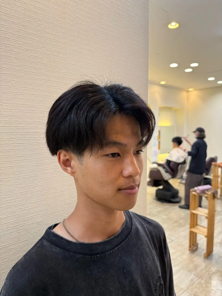 ショート メンズ 永井 天斗のヘアスタイル