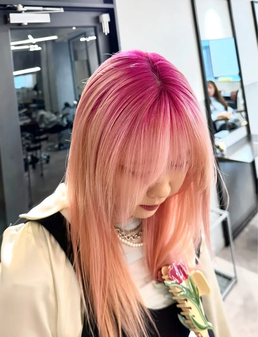 ロング カット ヘアカラー トリートメント ✨本日空きあります✨ 遠田コウヘイ🌟のヘアスタイル