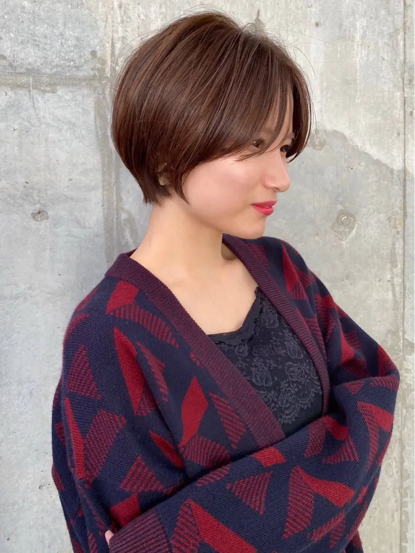 ショート ショートヘア ブリーチ/ベージュ 💕/momoaのヘアスタイル