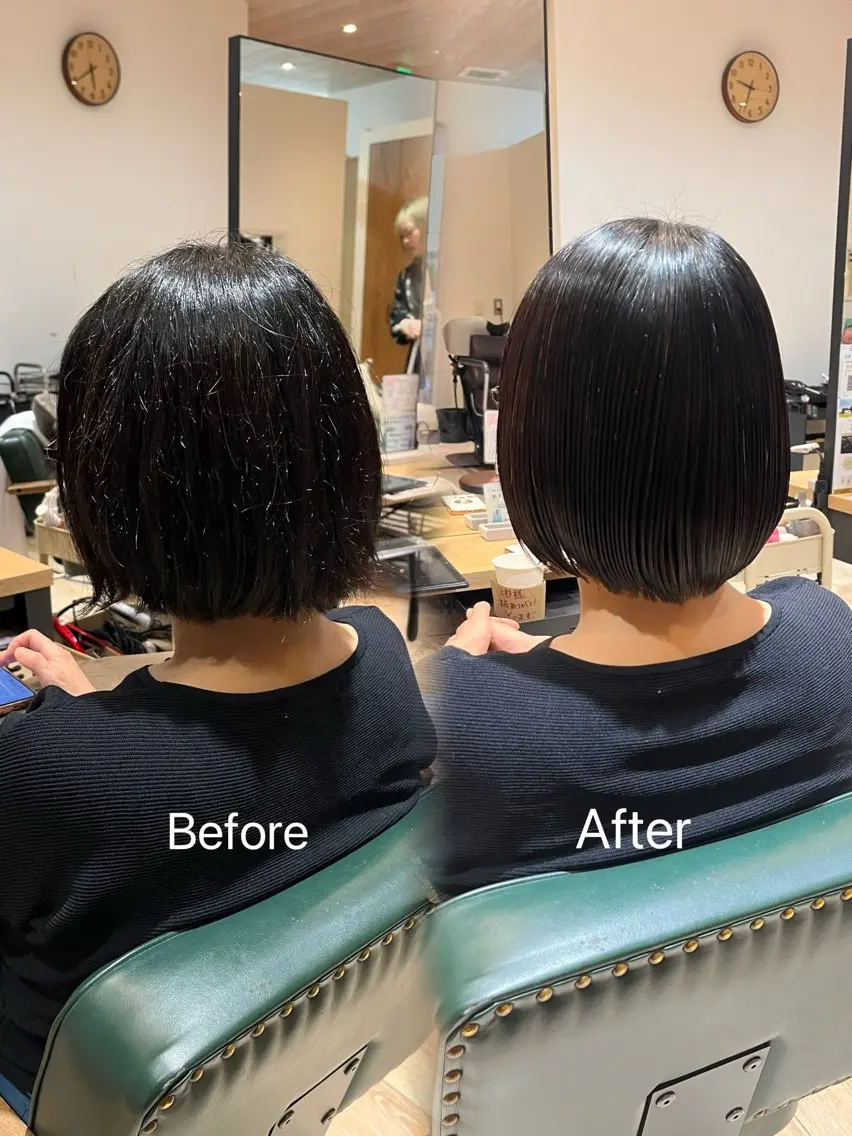 艶髪ストレート🫧✨➕毛先整えカット✂️の写真