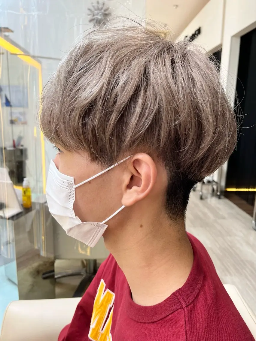 【新規メンズ限定】カット＋ダブルカラー(ブリーチ込み) ¥12,000の写真