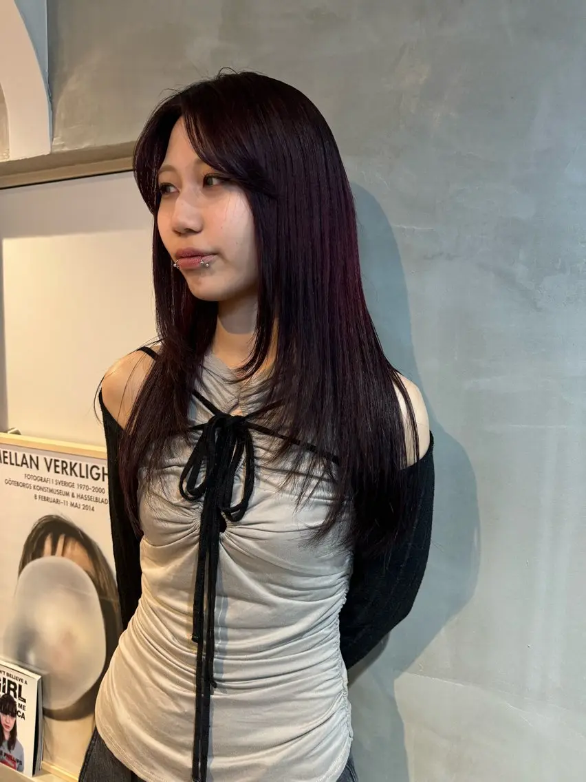 ロング カラー ヘアカラー トリートメント 🍈yurina 福岡/パーマ🍈のヘアスタイル