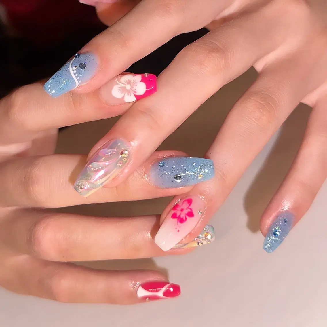 セミロング 🦋Nail Amo🦋のネイルデザイン