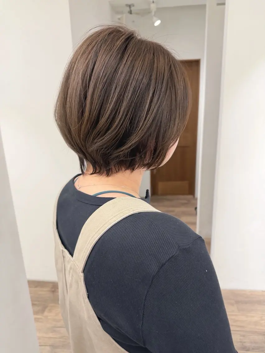 ショート カラー カット ヘアカラー ハイライト⭐️上野 高広のヘアスタイル
