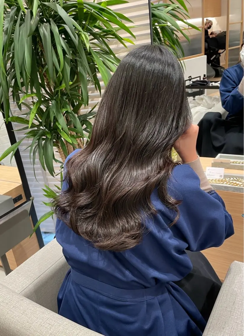 パーマ カラーモデル募集中 ️🩵小林沙瑛🩵のヘアスタイル