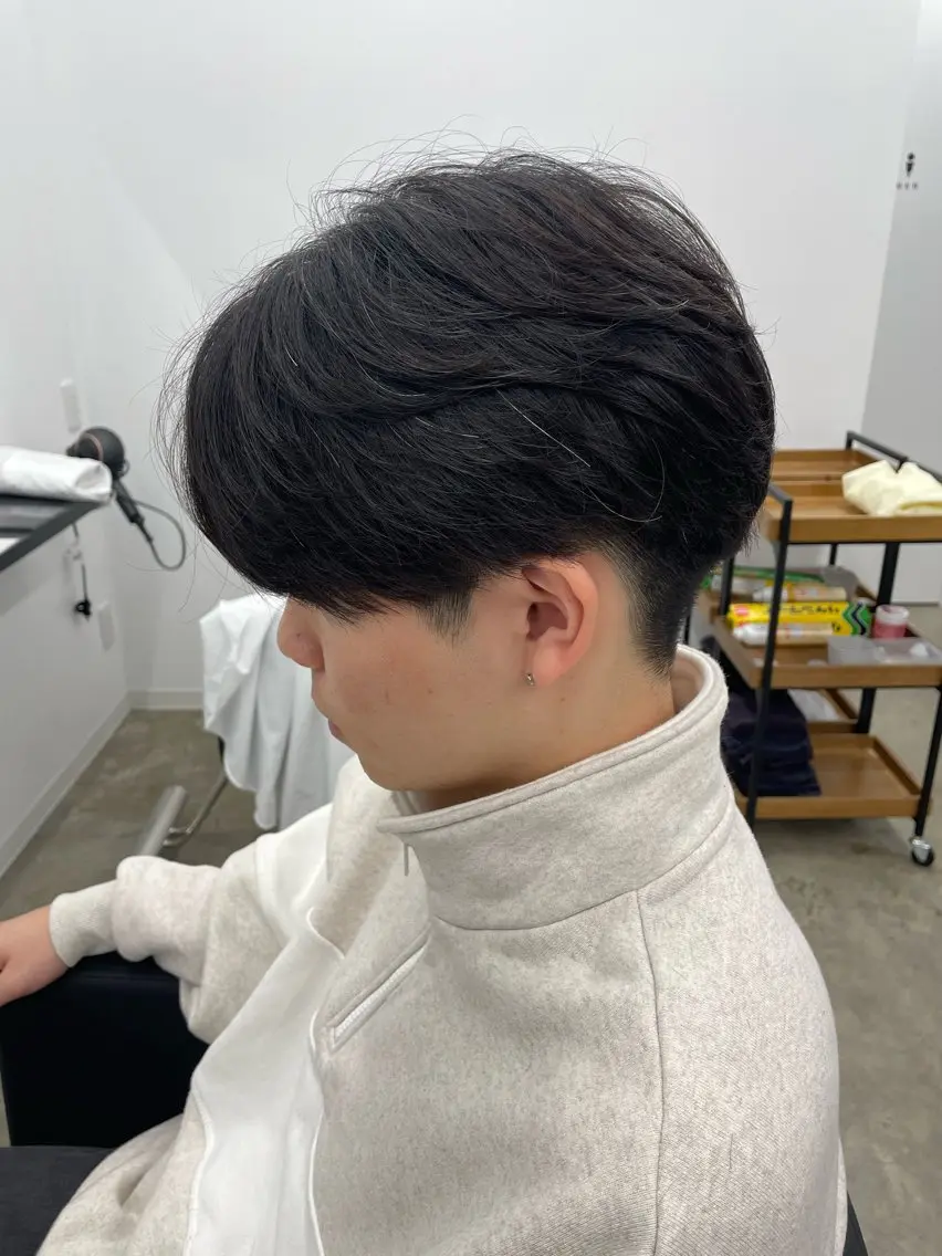 🔥骨格矯正カット+ニュアンスパーマorダウンパーマ(毛流れ/韓国/学割)の写真