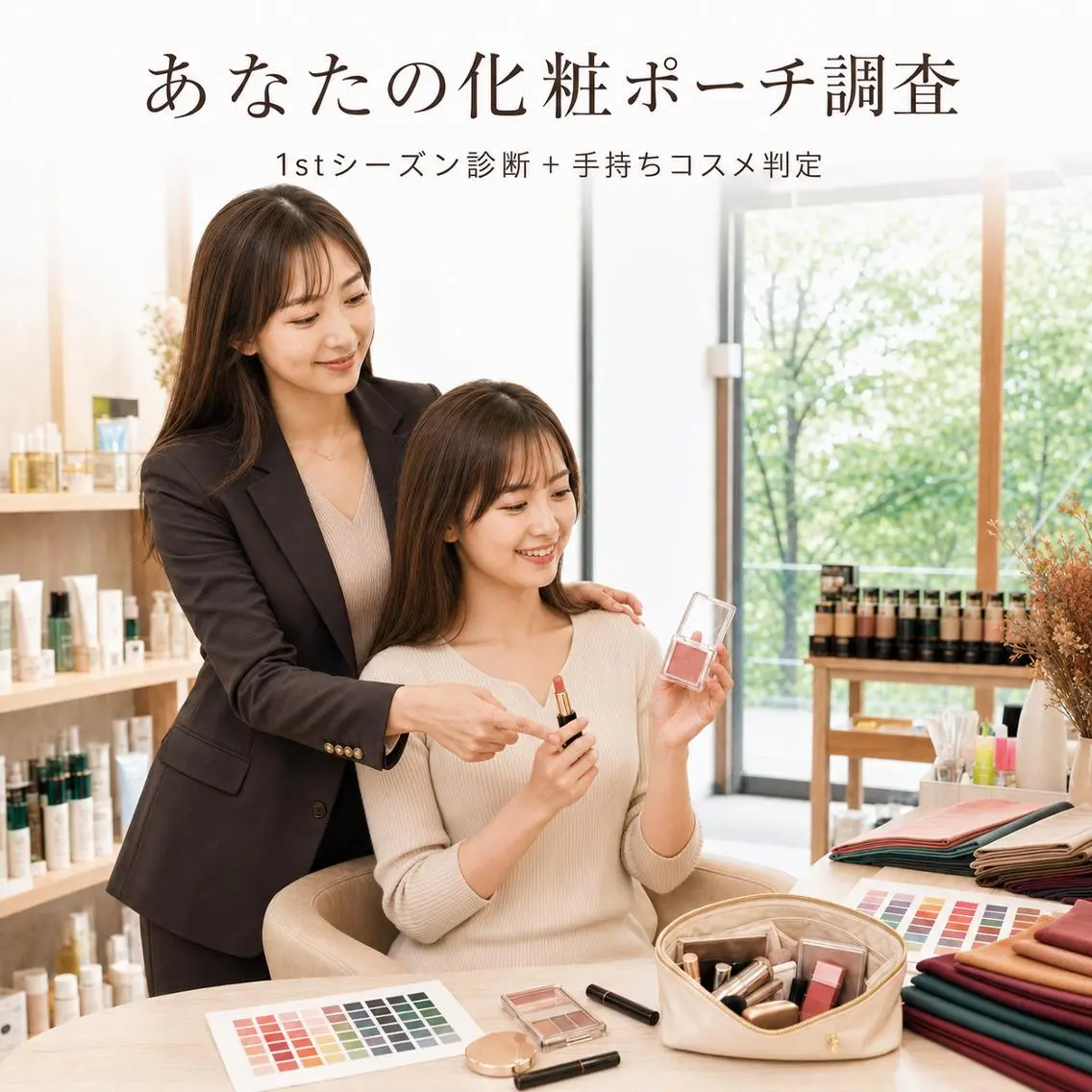 🎨PC診断|1stシーズン+あなたの化粧ポーチ調査💄🧐の写真
