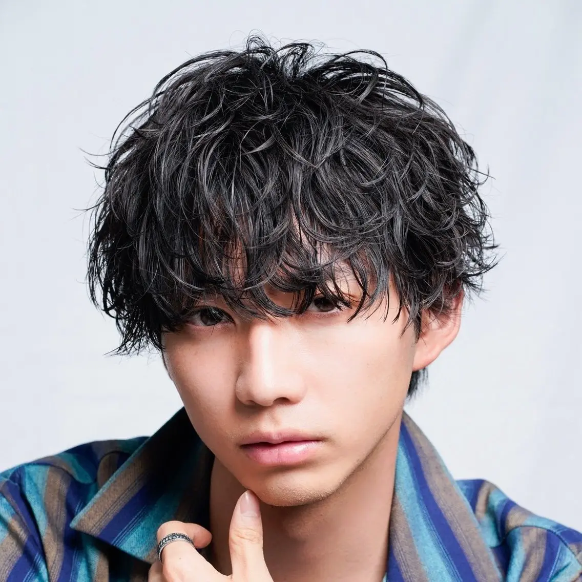 パーマ ヘアアレンジ 横浜／メンズ特化／ しおんのヘアスタイル