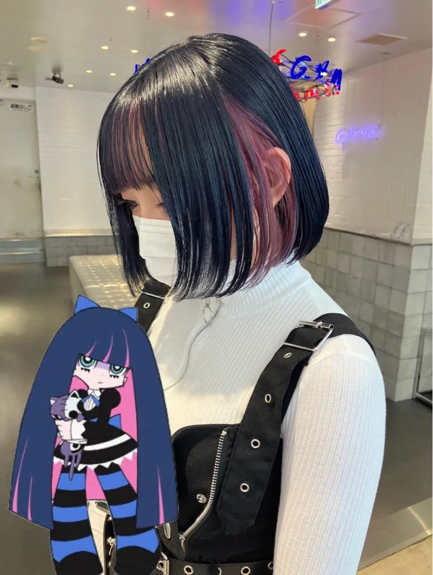 ミディアム カラー ヘアカラー トリートメント ヘアセット 🥣ミコト/レイヤー 韓国ハイトーン🥣のヘアスタイル
