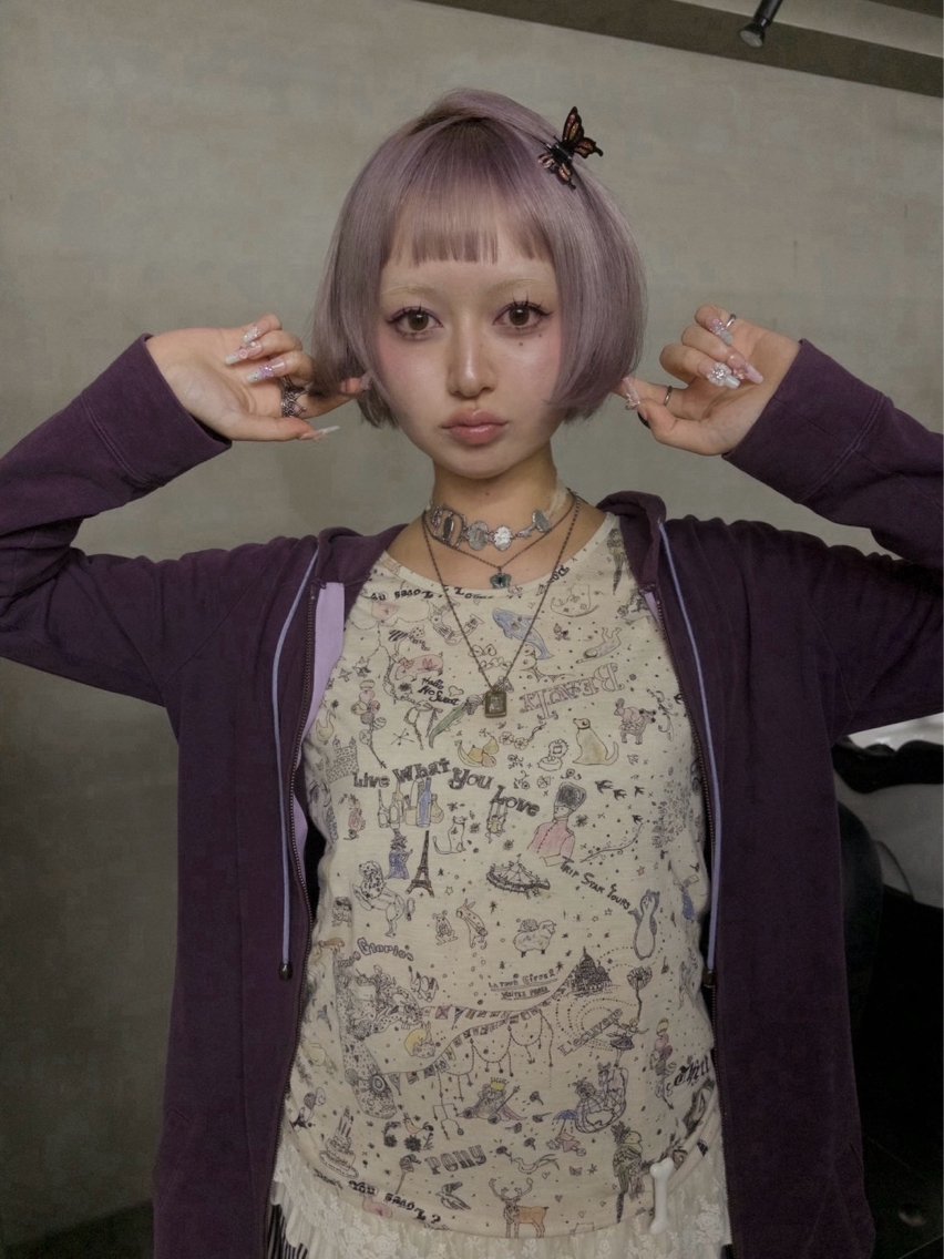 カラー ヘアカラー YUTSUKI 🫧のヘアスタイル