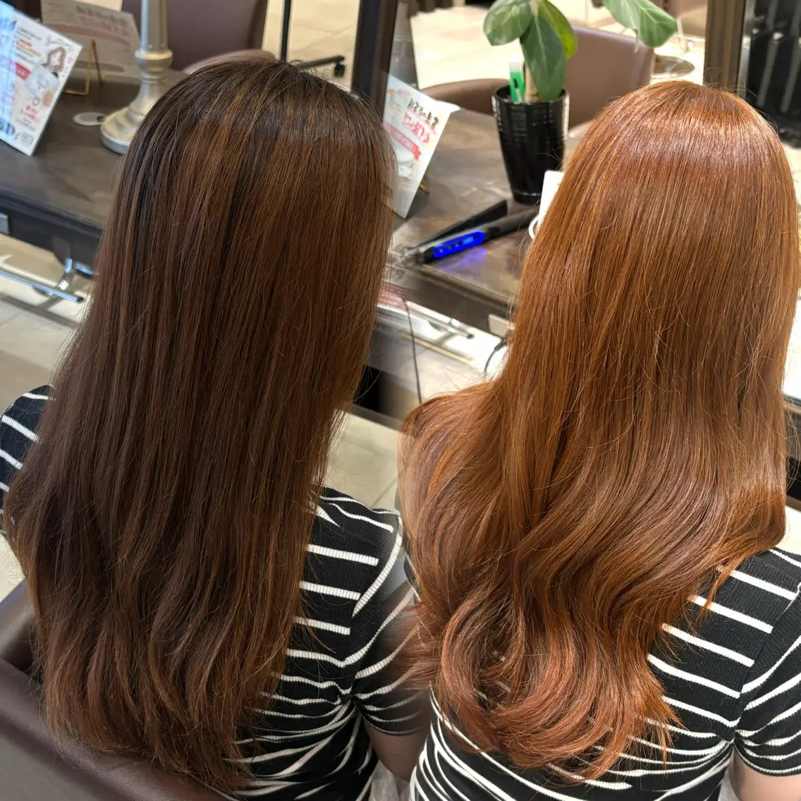 カラー ヘアカラー トリートメント 宮下 紗歩のヘアスタイル