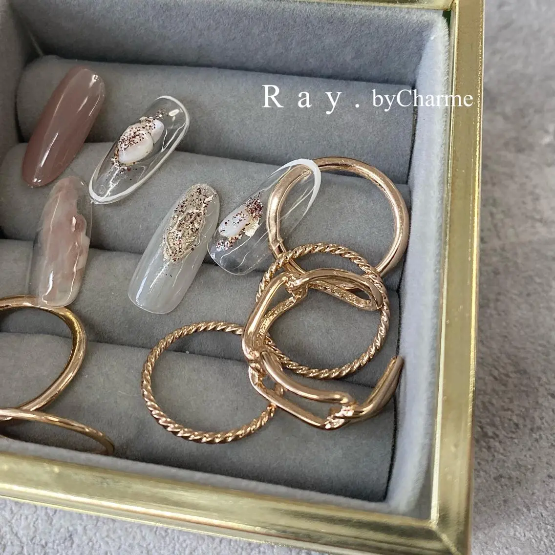 ネイル Ray. /綺麗目ニュアンスのネイルデザイン