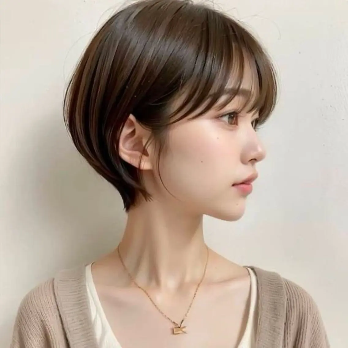 ショート みゆう🎀ショート ボブ×透明感カラーのヘアスタイル