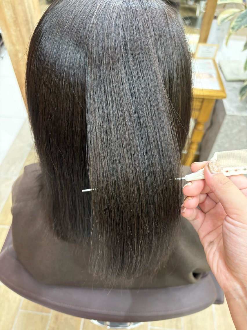 ミディアム 池田 綾香のヘアスタイル
