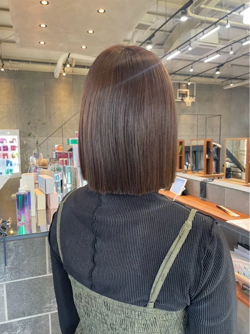 カラー ベージュカラー 🎪🩰艶/モテ カラー❣️reinaのヘアスタイル