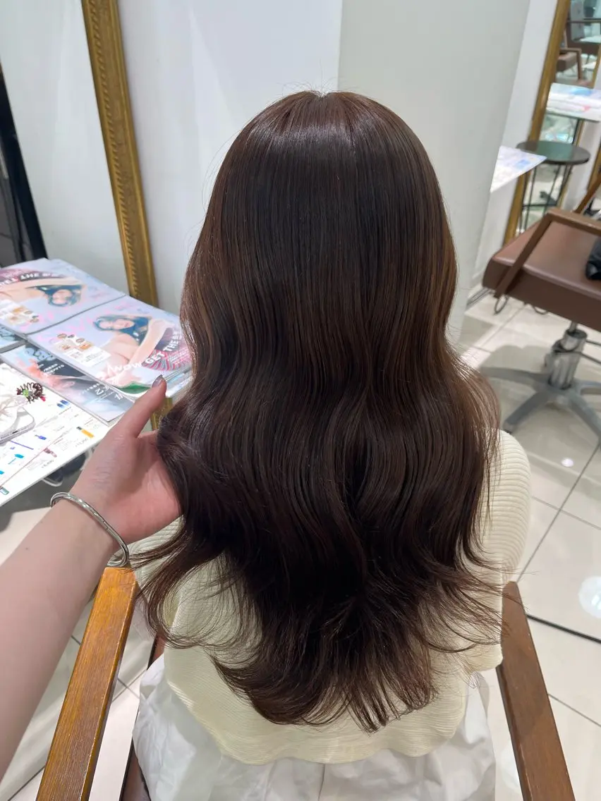 ロング 韓国風・透明感・艶髪 🩵Hanaka◝✩のヘアスタイル