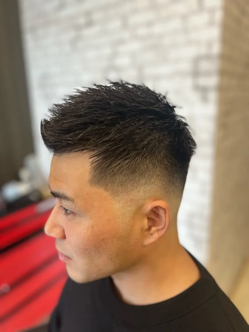 ショート メンズ カット 竹内 翼のヘアスタイル