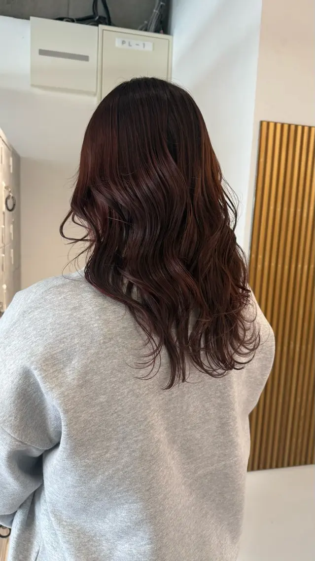 【学生限定🪽】春休みワンカラー＋プチトリートメント＋5分ベッドスパ🧖🏻‍♀️🫧(巻き髪ヘアセット付)の写真