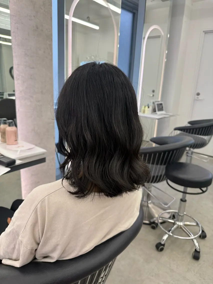 ミディアム カット トリートメント 中野 光瑠のヘアスタイル