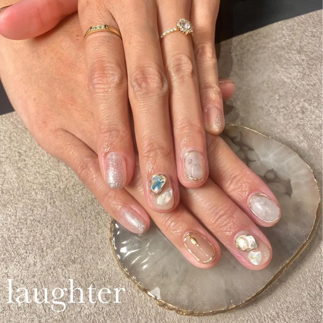 ネイル ニュアンスネイル ハンドネイル laughter nailのネイルデザイン