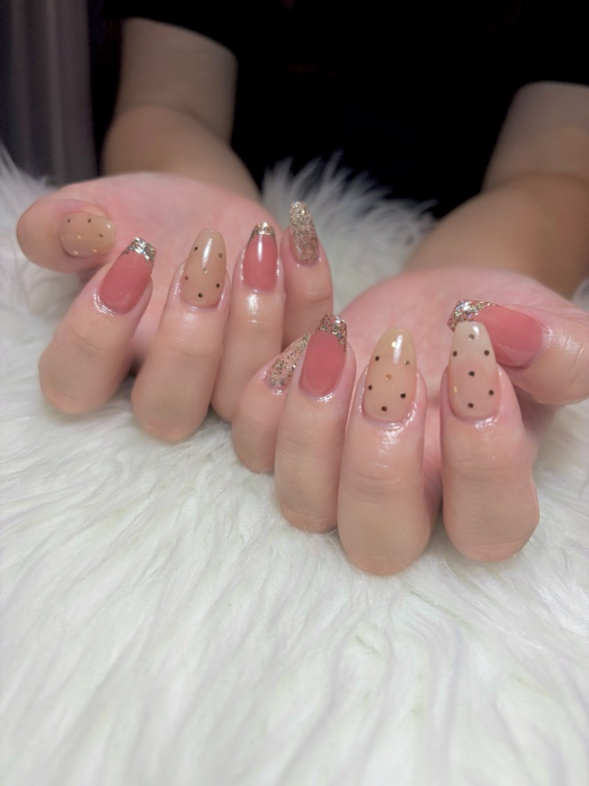 ミディアム ハンドネイル nail salon ciel&saintのネイルデザイン