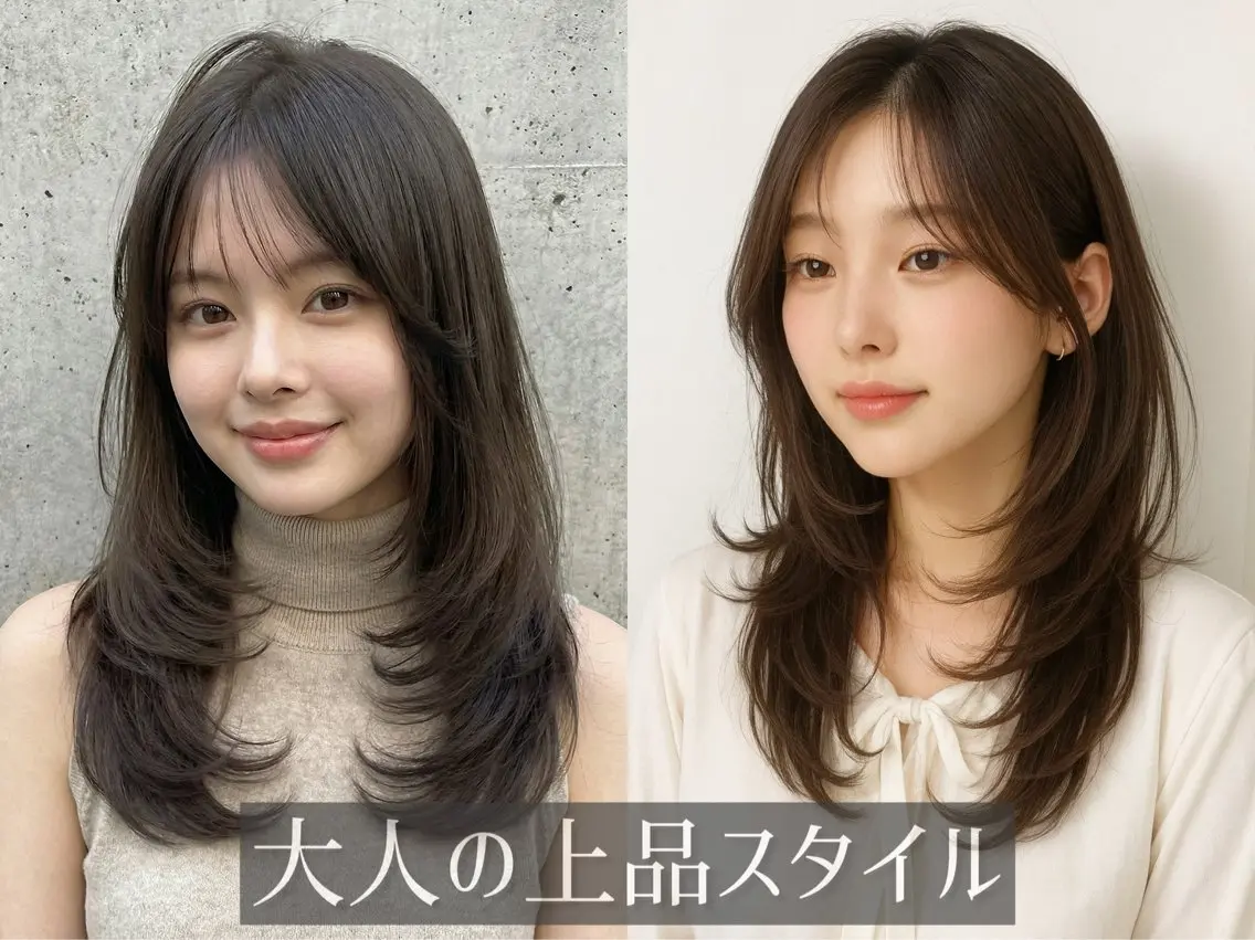 ミディアム カラー 年間1500人担当 代表 南一路のヘアスタイル
