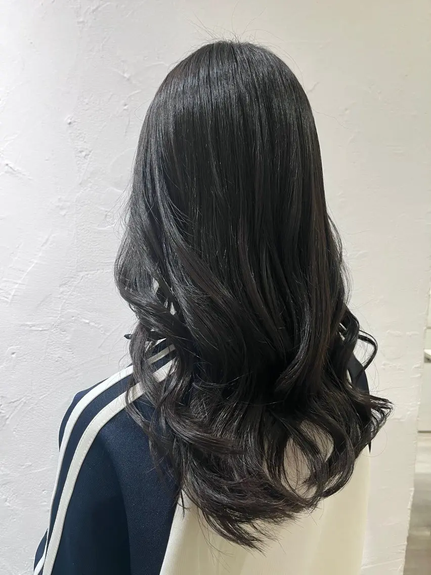 ロング 伸ばしかけ カット 縮毛矯正 トリートメント 美容室stadium 横田ジュンコのヘアスタイル