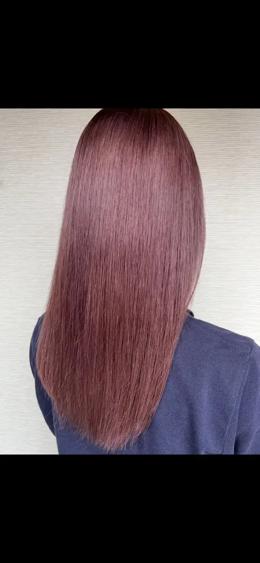 ロング カラー カット ヘアカラー 透明感/地毛風カラー AYAKAのヘアスタイル