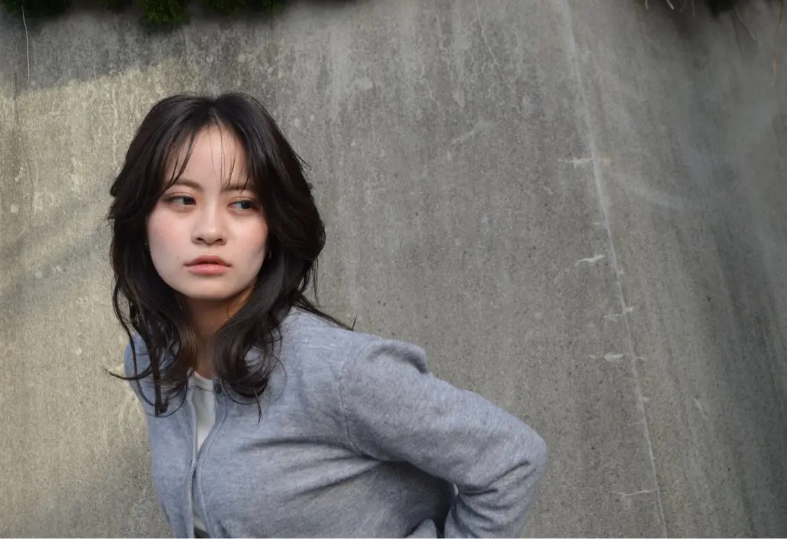 ミディアム ヘアアレンジ カット ヘアカラー パーマ 縮毛矯正 トリートメント ヘッドスパ ヘアセット 福西晃希 【艶髪・髪質改善】のヘアスタイル