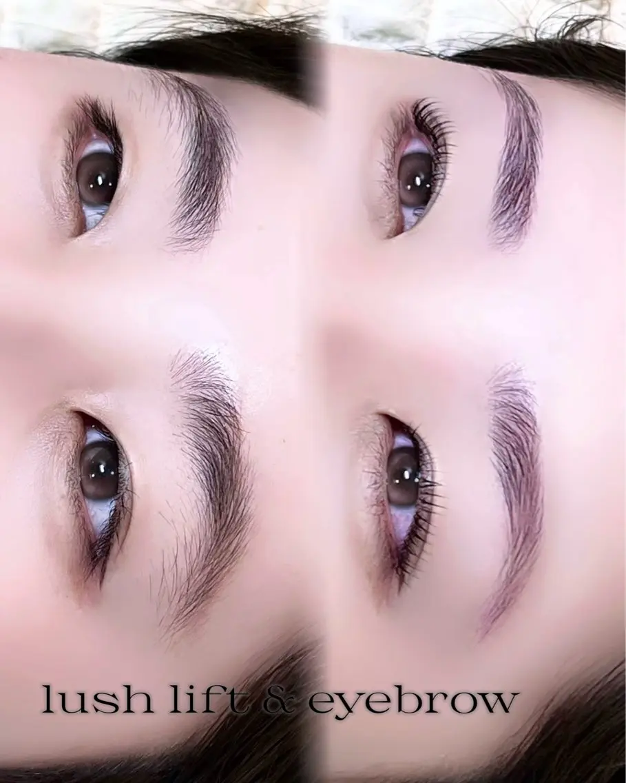 ༘*꒱🦋ラッシュリフトorパリジェンヌ+眉毛WAX🪷の写真